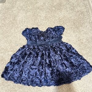 Marmellata Navy Floral Kids Dress